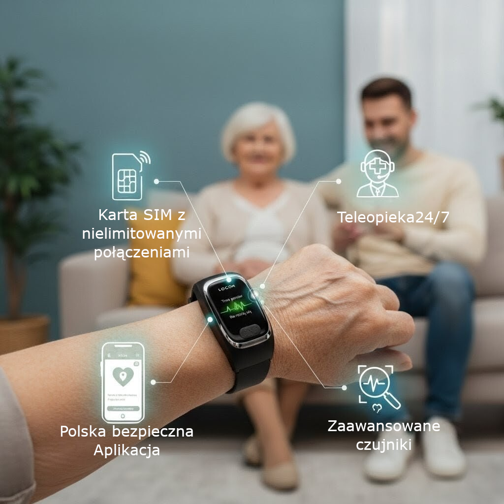Zegarek dla Seniora – Więcej niż Smartwatch. Kompleksowy System Bezpieczeństwa dla Spokoju Całej Rodziny